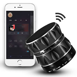 Mini Haut Parleur Enceinte Portable Sans Fil Bluetooth Haut-Parleur S13 Noir