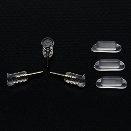 Bouchon Anti-poussiere Lightning USB Jack J03 pour Apple iPhone 6S Blanc
