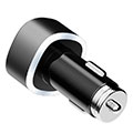 4.8A Adaptateur de Voiture Chargeur Rapide Double USB Port Universel Noir