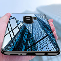 Etui Ultra Fine TPU Souple Transparente T18 pour Samsung Galaxy S9 Plus Bleu