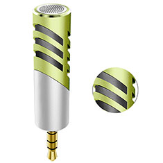 3.5mm Mini Microphone de Poche Elegant Karaoke Haut-Parleur M09 pour Samsung Galaxy On7 Pro Vert