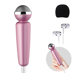 3.5mm Mini Microphone de Poche Elegant Karaoke Haut-Parleur M10 pour Huawei Mate 40 Pro+ Plus Noir