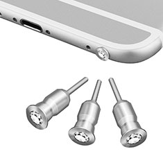 Bouchon Anti-poussiere Jack 3.5mm Android Apple Universel D02 pour Oppo Find N2 5G Argent