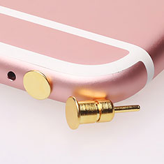 Bouchon Anti-poussiere Jack 3.5mm Android Apple Universel D03 pour Samsung Galaxy A51 4G Or