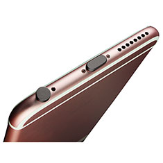 Bouchon Anti-poussiere Lightning USB Jack J02 pour Apple iPhone 14 Plus Noir
