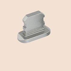Bouchon Anti-poussiere Lightning USB Jack J06 pour Apple iPhone 12 Mini Gris