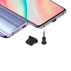 Bouchon Anti-poussiere USB-B Jack Android Universel H02 pour Huawei Mate 30 Lite Noir
