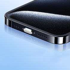 Bouchon Anti-poussiere USB-C Jack Type-C Universel H01 pour HTC One Max Argent
