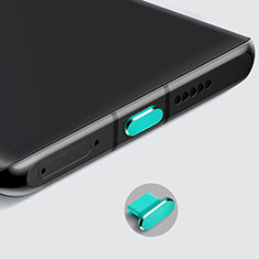 Bouchon Anti-poussiere USB-C Jack Type-C Universel H08 pour Samsung Galaxy Core LTE 4G G386F Vert