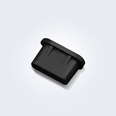 Bouchon Anti-poussiere USB-C Jack Type-C Universel H11 pour Apple iPad Air 5 10.9 (2022) Noir