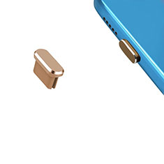 Bouchon Anti-poussiere USB-C Jack Type-C Universel H13 pour Apple iPhone 15 Plus Or