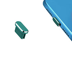 Bouchon Anti-poussiere USB-C Jack Type-C Universel H13 pour Apple iPhone 15 Plus Vert