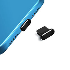 Bouchon Anti-poussiere USB-C Jack Type-C Universel H14 pour Xiaomi Mi 12X 5G Noir