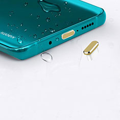 Bouchon Anti-poussiere USB-C Jack Type-C Universel H16 pour Samsung Galaxy Z Fold2 5G Or