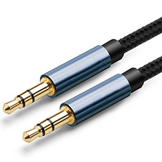 Cable Auxiliaire Audio Stereo Jack 3.5mm Male vers Male A04 pour Apple MacBook Air 11 Noir