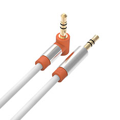 Cable Auxiliaire Audio Stereo Jack 3.5mm Male vers Male A11 pour Huawei Honor MagicBook 15 Orange