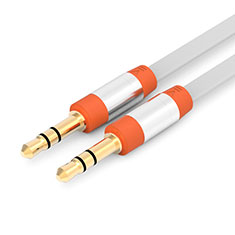Cable Auxiliaire Audio Stereo Jack 3.5mm Male vers Male A12 pour Huawei Honor MagicBook 15 Orange