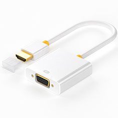 Cable HDMI Male vers VGA H02 pour Samsung Galaxy Book Flex 13.3 NP930QCG Blanc
