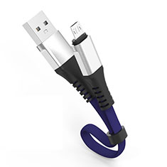 Cable Micro USB Android Universel 30cm S03 Bleu