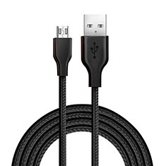 Cable Micro USB Android Universel A18 pour Sony Xperia XA3 Ultra Noir