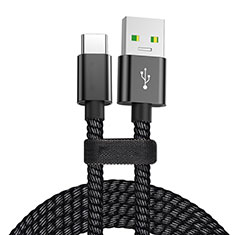 Cable Type-C Android Universel T24 pour Oneplus Nord N100 Noir