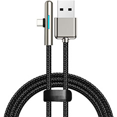 Cable Type-C Android Universel T25 pour Huawei P30 Noir