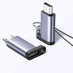 Cable Type-C USB-C vers Mocro USB-B H02 pour Huawei MagicBook Pro 2020 16.1 Gris Fonce
