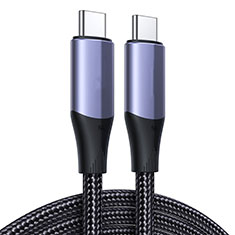 Cable Type-C USB-C vers Type-C USB-C 100W H03 pour Apple MacBook Pro 15 Retina Gris Fonce