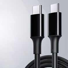 Cable Type-C USB-C vers Type-C USB-C 100W H04 pour Apple MacBook Air 13 2020 Noir