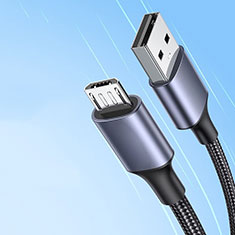 Cable USB 2.0 Android Universel 2A H03 pour Motorola Moto E32s Bleu