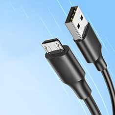Cable USB 2.0 Android Universel 2A H03 pour Oppo Reno10 Pro+ Plus 5G Noir