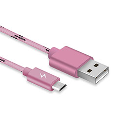 Cable USB 2.0 Android Universel A03 pour Huawei Y8p Or Rose