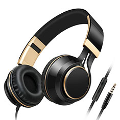 Casque Ecouteur Filaire Sport Stereo Intra-auriculaire Oreillette H65 pour Samsung Galaxy A20s Noir