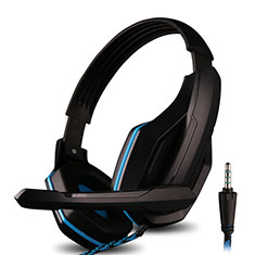 Casque Filaire Sport Stereo Ecouteur Intra-auriculaire Oreillette H51 pour LG K62 Bleu