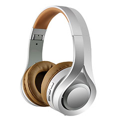 Casque Sport Bluetooth Stereo Ecouteur Intra-auriculaire Sans fil Oreillette H75 pour Wiko Jerry Blanc