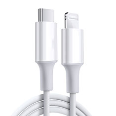 Chargeur Cable Data Synchro Cable C02 pour Apple iPhone 14 Plus Blanc