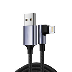 Chargeur Cable Data Synchro Cable C10 pour Apple iPhone 12 Max Noir