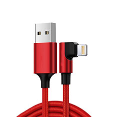 Chargeur Cable Data Synchro Cable C10 pour Apple iPhone 13 Pro Rouge