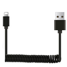 Chargeur Cable Data Synchro Cable D08 pour Apple iPad Air 10.9 (2020) Noir