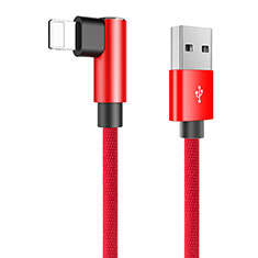 Chargeur Cable Data Synchro Cable D16 pour Apple iPhone 13 Pro Rouge