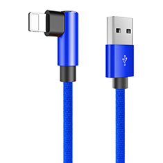 Chargeur Cable Data Synchro Cable D16 pour Apple iPhone 14 Plus Bleu