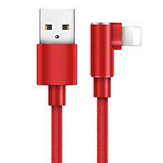Chargeur Cable Data Synchro Cable D17 pour Apple iPhone 14 Plus Rouge