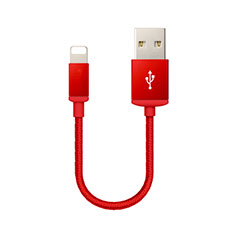 Chargeur Cable Data Synchro Cable D18 pour Apple iPhone 14 Plus Rouge