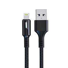 Chargeur Cable Data Synchro Cable D21 pour Apple iPhone 14 Plus Noir