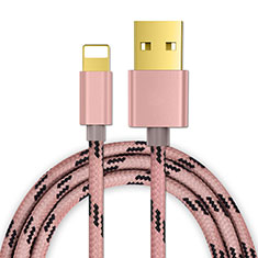 Chargeur Cable Data Synchro Cable L01 pour Apple iPhone 13 Or Rose