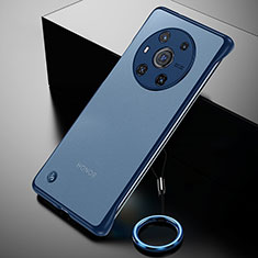 Coque Antichocs Rigide Sans Cadre Transparente Crystal Etui Housse H01 pour Huawei Honor Magic3 5G Bleu