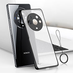Coque Antichocs Rigide Sans Cadre Transparente Crystal Etui Housse H01 pour Huawei Honor Magic3 Pro 5G Noir