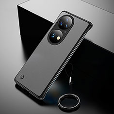 Coque Antichocs Rigide Sans Cadre Transparente Crystal Etui Housse H01 pour Huawei P50 Pro Noir