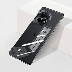 Coque Antichocs Rigide Sans Cadre Transparente Crystal Etui Housse H01 pour OnePlus 11 5G Noir