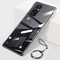Coque Antichocs Rigide Sans Cadre Transparente Crystal Etui Housse H01 pour OnePlus 9 5G Noir